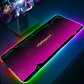 Eco-friendly Cyberpunk 2077 Glowing RGB LED Mouse Pad 4mm Thickness for Gaming Keyboard USB Anti-slip Rubber Base Desk Mat